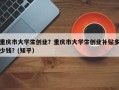 重庆市大学生创业？重庆市大学生创业补贴多少钱？(知乎）